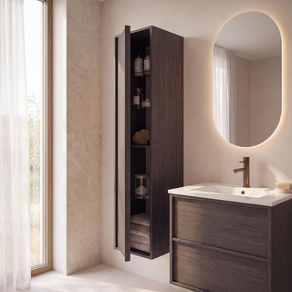 High Cabinet Afton Dark Oak