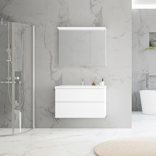 Mirror Cabinet Samla White 1000