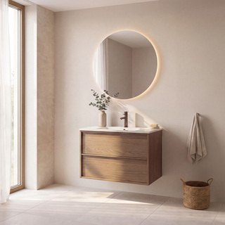 Under Cabinet Afton 800
 Brown Oak W Basin 