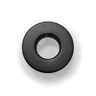 Overflow Ring Basin Metal Black