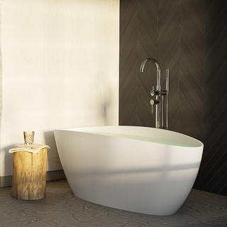 Ellipse Bathtub 1570 White Mat