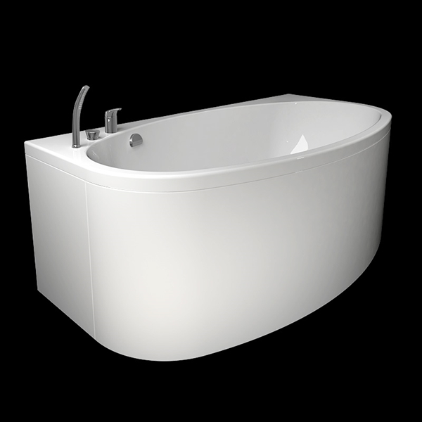 NORDEN 170O BATHTUB 2.0 + PANEL + END PANEL + OCEAN MIXER