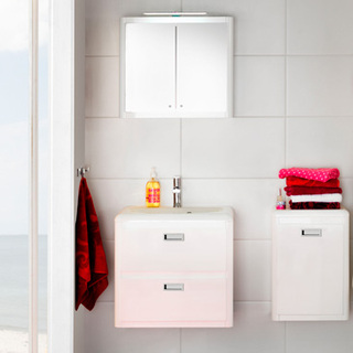 Harmony Half Cabinet Right White Highgloss