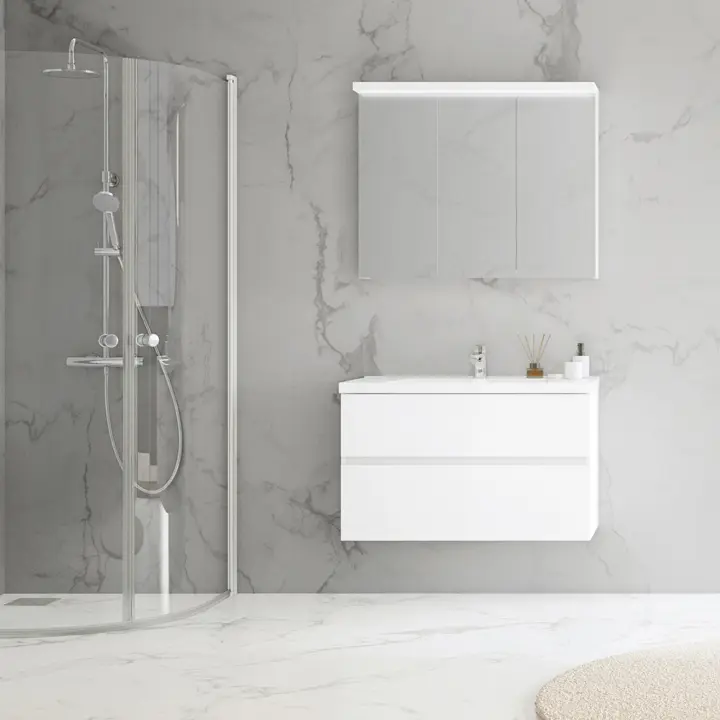 Bathroom furniture Westerbergs Himmel white width 900