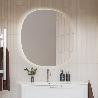 Bathroom Mirror Aura Led 800 With Light