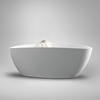 ELLIPSE BATHTUB 1700 WHITE MAT