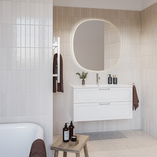 Bathroom Mirror Aura Led 800 With Light