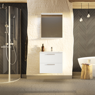 Mirror Samla White 600