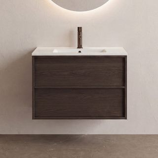 Under Cabinet Afton 800
 Dark Oak W Basin 