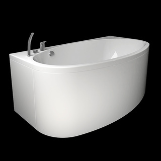 Norden 170O Bathtub 2.0 + Panel + End Panel + Ocean Mixer