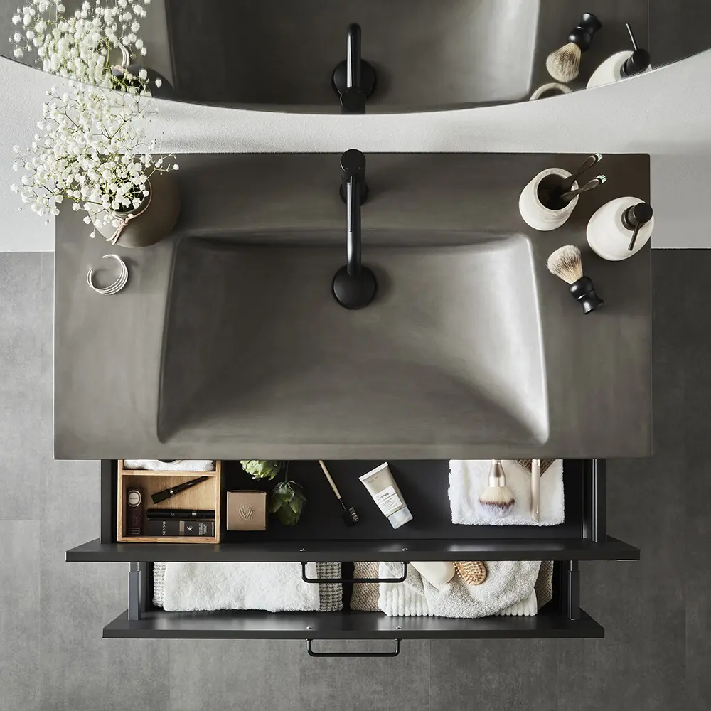 washbasin concrete detail