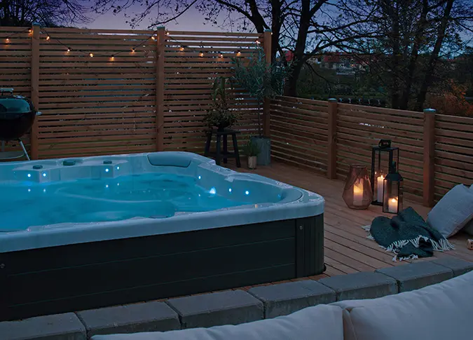 Instructions for the spa touch display