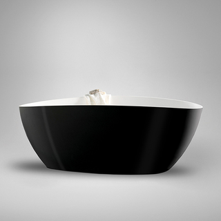 Ellipse Bathtub 1570 Black/White