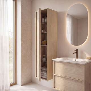 High Cabinet Afton Light Oak