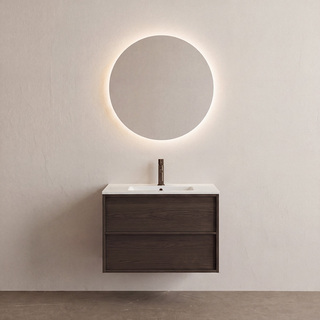 Under Cabinet Afton 800
 Dark Oak W Basin 