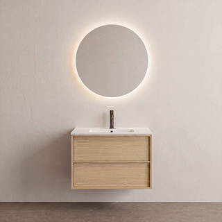 Under Cabinet Afton 800
 Light Oak W Basin 