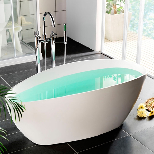 ELLIPSE BATHTUB 1570 WHITE MAT