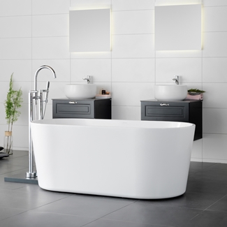 STILLA BATH TUB 1600 WHITE